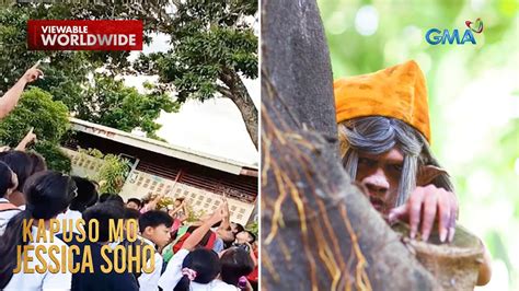 jica soho|Duwende, namataan diumano sa puno sa isang eskuwelahan.